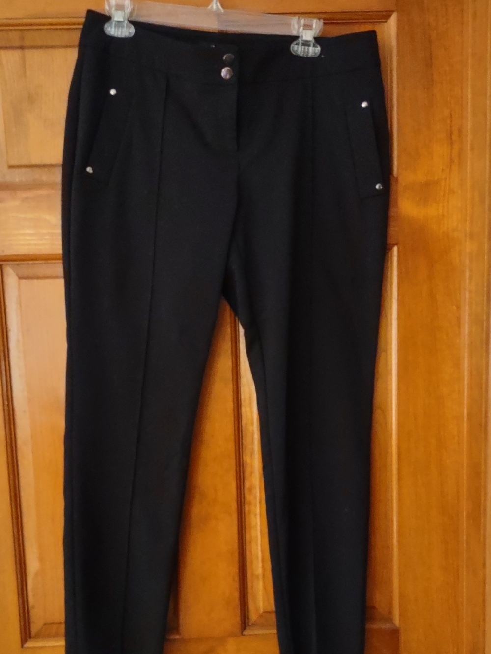 Alfani Black Straight-Leg Dress Pants
